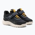 Buty juniorskie Geox Simbyos Abx navy/gold 4