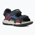 Sandały juniorskie Geox Borealis ocean blue/red 8