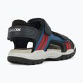 Sandały juniorskie Geox Borealis ocean blue/red 11