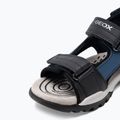 Sandały juniorskie Geox Borealis ocean blue/red 7