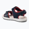 Sandały juniorskie Geox Alben ocean blue/red 3
