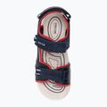 Sandały juniorskie Geox Alben ocean blue/red 5
