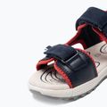Sandały juniorskie Geox Alben ocean blue/red 7