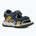 Sandały juniorskie Geox Borealis ocean blue/gold 8