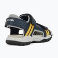 Sandały juniorskie Geox Borealis ocean blue/gold 11