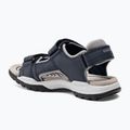 Sandały juniorskie Geox Borealis ocean blue/gold 3