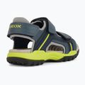 Sandały juniorskie Geox Borealis avio/lime 11