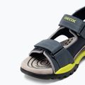 Sandały juniorskie Geox Borealis avio/lime 7