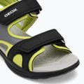 Sandały dziecięce Geox Vaniett black/light green 7