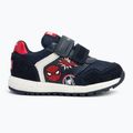 Buty dziecięce Geox Alben nylon navy / red 2