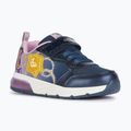 Buty juniorskie Geox Spaceclub navy/lavender 9