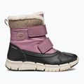 Śniegowce juniorskie Geox Flexyper ABX dark rose/black 2
