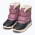 Śniegowce juniorskie Geox Flexyper ABX dark rose/black 3