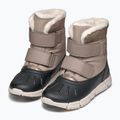 Śniegowce juniorskie Geox Flexyper ABX dark beige/black 3