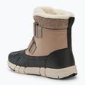 Śniegowce juniorskie Geox Flexyper ABX dark beige/black 3