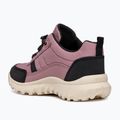 Buty juniorskie Geox Simbyos ABX dark pink/black 4