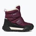 Śniegowce juniorskie Geox Trekkyup ABX burgundy 9