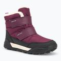 Śniegowce juniorskie Geox Trekkyup ABX burgundy