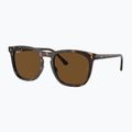 Okulary przeciwsłoneczne Ray-Ban RB2210 havana/brown polarized 4