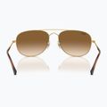 Okulary przeciwsłoneczne Ray-Ban Bain Bridge arista gold/clear brown 5