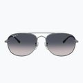 Okulary przeciwsłoneczne Ray-Ban Bain Bridge gunmetal/blue polarized 2