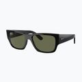 Okulary przeciwsłoneczne Ray-Ban Carlos black/green polarized 4