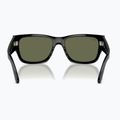 Okulary przeciwsłoneczne Ray-Ban Carlos black/green polarized 5