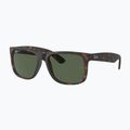 Okulary przeciwsłoneczne Ray-Ban Justin Classic havana/dark green polarized 4
