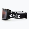 Gogle narciarskie Bliz G001 matte black/orange/silver mirror 4