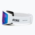 Gogle narciarskie Bliz G001S matte white/non violet/blue multi 4