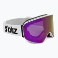 Gogle narciarskie Bliz Flow matte white/smoke/pink