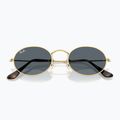 Okulary przeciwsłoneczne Ray-Ban Oval arista gold/blue 3