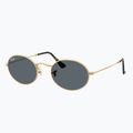 Okulary przeciwsłoneczne Ray-Ban Oval arista gold/blue 4