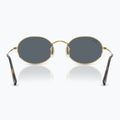 Okulary przeciwsłoneczne Ray-Ban Oval arista gold/blue 5