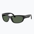 Okulary przeciwsłoneczne dziecięce Ray-Ban Balorama Bio Based black/dark green 4