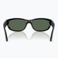 Okulary przeciwsłoneczne dziecięce Ray-Ban Balorama Bio Based black/dark green 5
