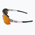 Okulary przeciwsłoneczne Bliz Breeze transparent dark grey/brown red multi 5