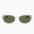 Okulary przeciwsłoneczne Ray-Ban RB3774D arista gold/dark green polarized 2