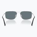 Okulary przeciwsłoneczne Ray-Ban Explorer III silver/dark blue polarized 5