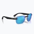 Okulary przeciwsłoneczne Ray-Ban RB4470 Polarized+ Lenses matt sand black/green chromance