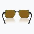 Okulary przeciwsłoneczne Ray-Ban RB4470 Polarized+ Lenses matt sand black/green chromance 5