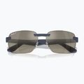 Okulary przeciwsłoneczne Ray-Ban RB4470 Polarized+ Lenses sand dark blue/grey gradient chromance 3