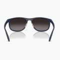 Okulary przeciwsłoneczne Ray-Ban RB4468 Liteforce matt sand dark blue/grey gradient 5