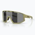 Okulary przeciwsłoneczne Bliz Fusion matte amber green/smoke silver mirror