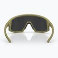 Okulary przeciwsłoneczne Bliz Fusion matte amber green/smoke silver mirror 4