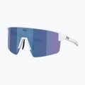 Okulary przeciwsłoneczne Bliz P004 Small matte white/smoke blue multi