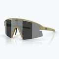Okulary przeciwsłoneczne Bliz P006 matte amber green/smoke silver mirror
