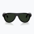 Okulary z kamerą Ray-Ban Meta Aviator shiny black/trs g. green 7