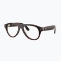 Okulary z kamerą Ray-Ban Meta Aviator transp. umber/trs jade