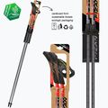 Kije nordic walking Fizan Carbon Pro Impulse red 3